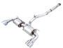 AWE Tuning Subaru BRZ/ Toyota GR86/ Toyota 86 Touring Edition Cat-Back Exhaust- Chrome Silver Tips