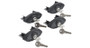 Rhino-Rack Vortex Locking End Caps - Set of 4
