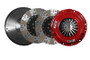 McLeod RXT Twin Disc Clutch 6 Bolt LS Motor 9 11/16 x 1 1/8 x 10 BRZ Facing w/Aluminum Flywheel