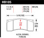 Hawk Brembo/Alcon DTC-60 Race Brake Pad Sets