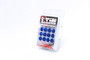 Wheel Mate Monster Lug Caps M14x1.50 Set of 20 - Blue - Plastic