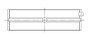 ACL Mitsubishi 6G72, 6G72T, 6G73 Main Bearings Standard Size