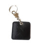 Akrapovic Square Leather Keychain - black