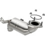 MagnaFlow Direct Fit Catalytic Converter 02-03 Jaguar X-Type Rear