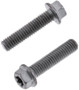 Euro Torx Flange Bolt 6x.1.0x25mm 10/pk