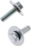 8mm Hex Head Flange Bolt 6x1.0x20mm W/16mm Washer 10/pk