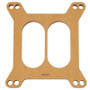 Edelbrock Spacer Carburetor 1/2In Wood Fiber Laminate Divided