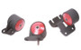 Innovative 90-93 Integra B-Series Black Steel Mounts 60A Bushings (Auto Trans Hydro)