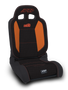 PRP EnduroDaily Reclining Suspension Seat - Black/Orange Tweed - Driver