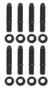 Moroso Pontiac Valve Cover Stud Kit w/ Bullet Nose Studs/12 Pt Nuts