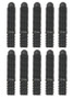 Moroso Bullet Nose Black OX Studs - 5/16-18 X 5/16-24 X 1 5/8 (10 Pack)