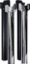 Chubby 9.5" Straight Risers Chrome