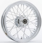 Fr 40-spk Dd Chrome 16x3.5 Flt-hub 1" Axl 00 Ltr