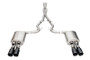 Corsa 2024-2025 Ford Mustang V8 5.0L 3in Cat-Back Exhaust System w/ Twin 4in Black Straight Tips