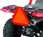 QuadBoss ATV Safety Emblem - Orange