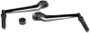 Performance Machine Shift Lever Assembly Floorboard - Black Ano