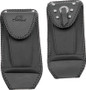 Mustang 00-15 Harley Softail Rear Tire Wide Tripper Solo Seat w/Driver Backrest - Distressed Brown