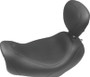 Mustang 08-21 Harley Electra Glide, Rd Glide, Rd King, Glide Lowdown 1PC Seat w/DBR Studs - Black