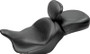 Mustang 09-13 Kawasaki Vulcan 1700 Classic Std Touring 1PC Seat w/Driver Backrest - Black