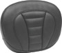 Mustang 08-21 Harley Electra Glide,Rd Glide,Rd King,Str Glide Summit Dr Backrest Blk Pearls - Black