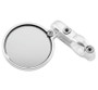 CRG Hindsight 3 in. Round Bar-End Mirror Left - Silver