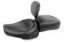 Mustang 82-03 Harley Sportster Wide Touring Recessed Passenger Seat - Black