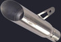 Shorty Exhaust Single Muffler Polished