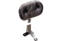 Mustang 08-21 Harley FL Touring Driver Backrest Kit Regal w/Black Pearl Studs- Black