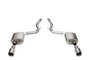 Corsa 24+ Ford Mustang GT Touring Axle-Back Ex.Sys 3.0in Dual Rear Exit w/4.5in Straight Cut Tips
