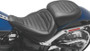 Mustang 18-23 Harley Fat Boy Standard Touring Solo Seat - Black