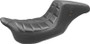 Mustang 08-21 Harley Electra Glide,Rd Glide,Rd King, Str Glide Squareback 1PC Seat - Black