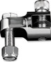 Kuryakyn 1-1/4in Stirrup Heel Rest Extenders Chrome