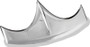 Kuryakyn Front Fender Tip Chrome