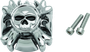 Kuryakyn Replacement Zombie Grip Emblems Without Throttle Boss Chrome