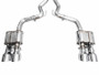 AWE 2024 Ford Mustang Dark Horse S650 RWD SwitchPath Cat-Back Exhaust w/ Quad Chrome Silver Tips