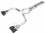 AWE 2024 Ford Mustang Dark Horse S650 RWD Track Edition Cat-Back Exhaust w/ Quad Diamond Black Tips