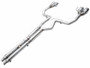 AWE 2024 Ford Mustang Dark Horse S650 RWD Track Edition Cat-Back Exhaust w/ Quad Chrome Silver Tips