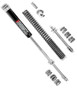Progressive 17-Up FLH/FLT (All Except FLHTKL) Monotube Fork Cart Kit 2in Over