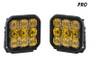 Diode Dynamics SS5 LED Pod Pro - Yellow Combo (Pair)