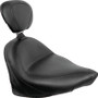 Mustang 03-17 Victory Vegas/ Kingpin, 05-07 8-Ball Touring Solo Seat w/Driver Backrest - Black