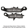 EBC 97-00 Kawasaki KX 80 Front Left FA-SFA-X Brake Pads