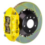 Brembo 03-07 Cayenne/S/Turbo Rr GT BBK 4Pis Cast 380x28 2pc Rotor Slotted Type1-Yellow