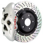 Brembo 05-11 G55/12-18 G63/G65 AMG Rear GT BBK 4 Piston Cast 380x28 2pc Rotor Drilled-White