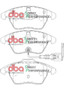 DBA 06-13 Volkswagen GTI (MkV/MkVI) SP Performance Front Brake Pads