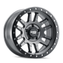 Dirty Life 9309 Canyon Pro 17x9/5x127 BP/-38mm Offset/71.5mm Hub Satin Graphite Wheel - Beadlock