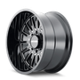 Mayhem 8114 Utopia 20x9 / 5x139.7 BP / 18mm Offset / 87.1mm Hub Black w/ Milled Spokes Wheel
