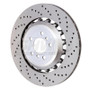 SHW 11-16 BMW M5 4.4L Right Rear Cross-Drilled Lightweight Brake Rotor (34212284104)