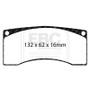 EBC Racing Alcon B-Type SR-21 Sintered Race Brake Pads