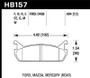 Hawk 94-96 Ford Escort GT/Mercury Tracer HPS 5.0 Rear Brake Pads