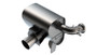 Borla 15-22 Can-Am Maverick X3 900cc Triple Turbo Manifold-Back Exhaust S-Type Muffler -Black Coated